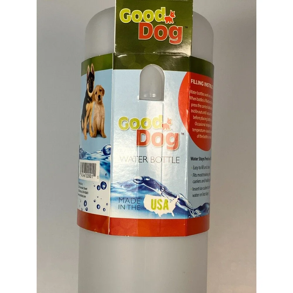 Good Dog Water Bottle Pet Dog Crate/Carriers Pens 32 Oz